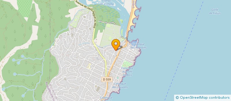 localisation de l'entreprise MONSIEUR LUDOVIC CHRISTOPHE COMBALLIER à FREJUS