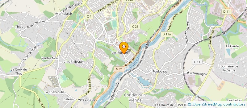 localisation de l'entreprise MONSIEUR LUDOVIC CHRISTOU à LIMOGES