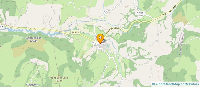 localisation de l'entreprise MONSIEUR LUDOVIC CIMENTI  MONTORY