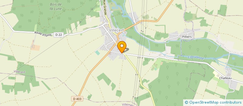 localisation de l'entreprise MONSIEUR LUDOVIC CLAIN  VILLECERF