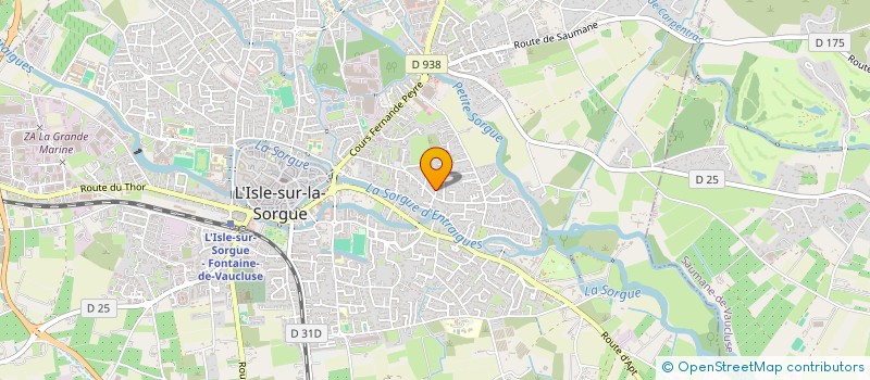localisation de l'entreprise MONSIEUR LUDOVIC CLEMENT à L'ISLE-SUR-LA-SORGUE
