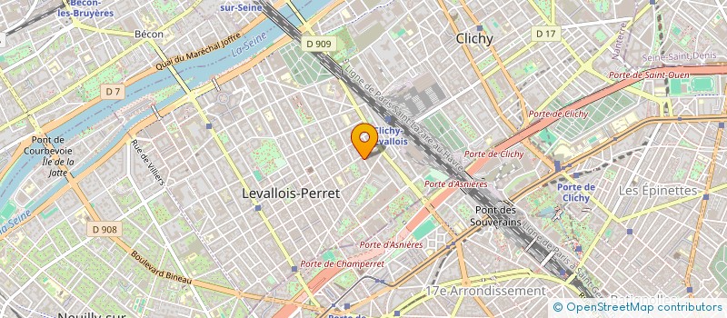 localisation de l'entreprise MONSIEUR LUDOVIC CLEMENT à LEVALLOIS-PERRET