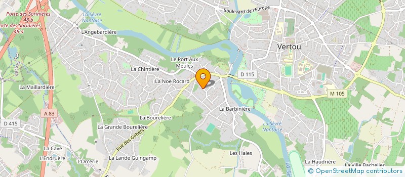 localisation de l'entreprise MONSIEUR LUDOVIC CLEMENT à VERTOU