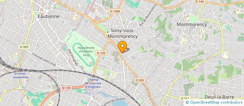 localisation de l'entreprise MONSIEUR LUDOVIC CLENET  SOISY-SOUS-MONTMORENCY