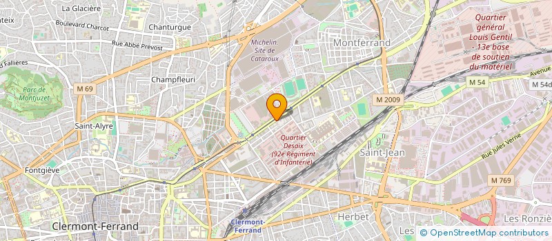 localisation de l'entreprise MONSIEUR LUDOVIC CLERC  CLERMONT-FERRAND