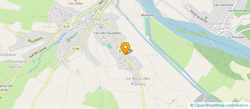localisation de l'entreprise MONSIEUR LUDOVIC CLERMONT à CHATILLON-SUR-LOIRE