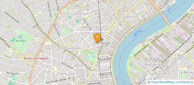 localisation de l'entreprise MONSIEUR LUDOVIC COCHET  BORDEAUX