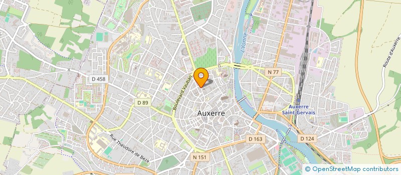 localisation de l'entreprise MONSIEUR LUDOVIC COLARD à AUXERRE