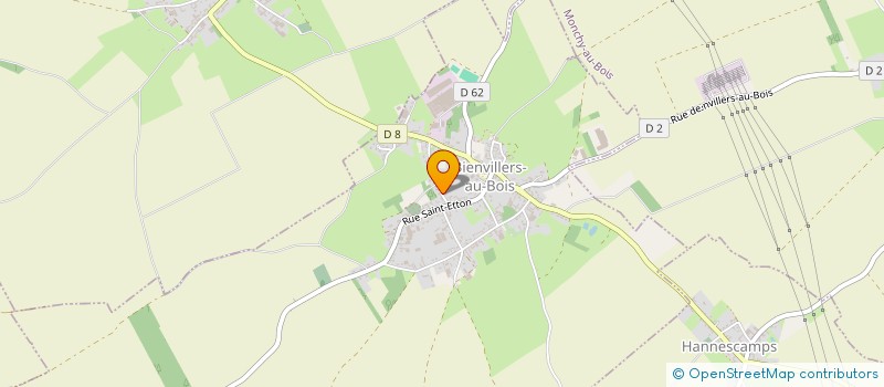 localisation de l'entreprise MONSIEUR LUDOVIC COLLE  BIENVILLERS-AU-BOIS