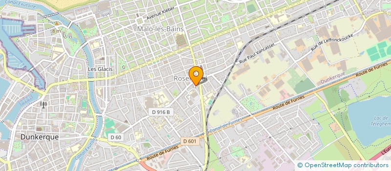localisation de l'entreprise MONSIEUR LUDOVIC COLLET à DUNKERQUE