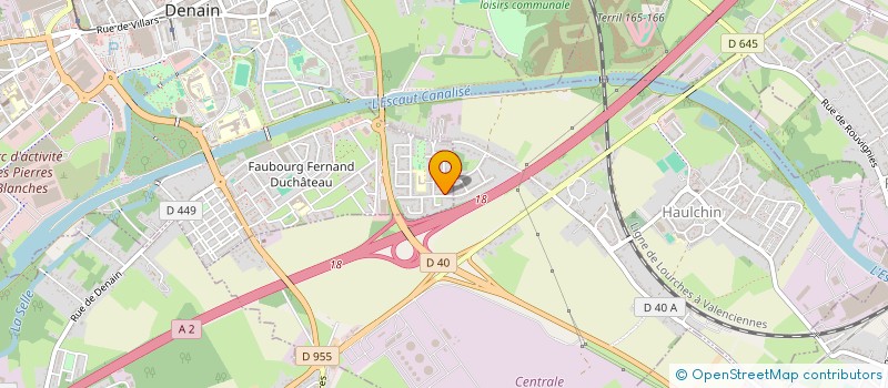 localisation de l'entreprise MONSIEUR LUDOVIC COLLETTE  DENAIN