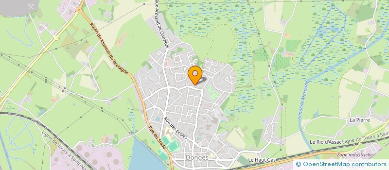 localisation de l'entreprise MONSIEUR LUDOVIC COLOMBEL  DONGES