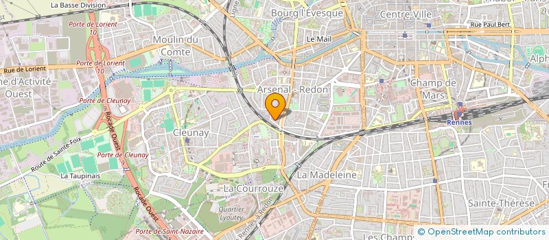 localisation de l'entreprise MONSIEUR LUDOVIC COLONNELLO à RENNES
