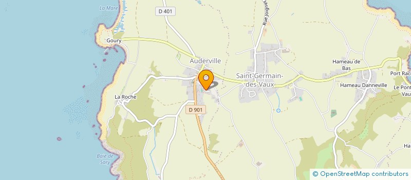 localisation de l'entreprise MONSIEUR LUDOVIC COLOT  LA HAGUE