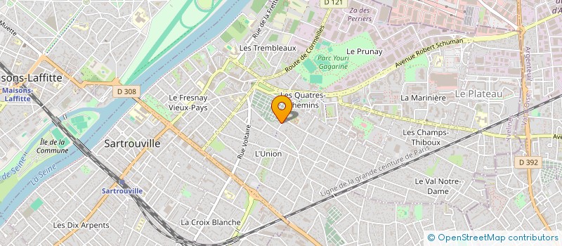 localisation de l'entreprise MONSIEUR LUDOVIC CONNAN  SARTROUVILLE