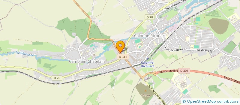 localisation de l'entreprise MONSIEUR LUDOVIC COPPIN  CAMBLAIN-CHATELAIN