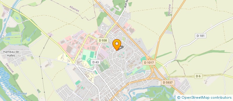 localisation de l'entreprise MONSIEUR LUDOVIC COQUELLE  PERONNE