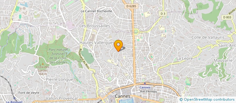 localisation de l'entreprise MONSIEUR LUDOVIC CORBIN  CANNES