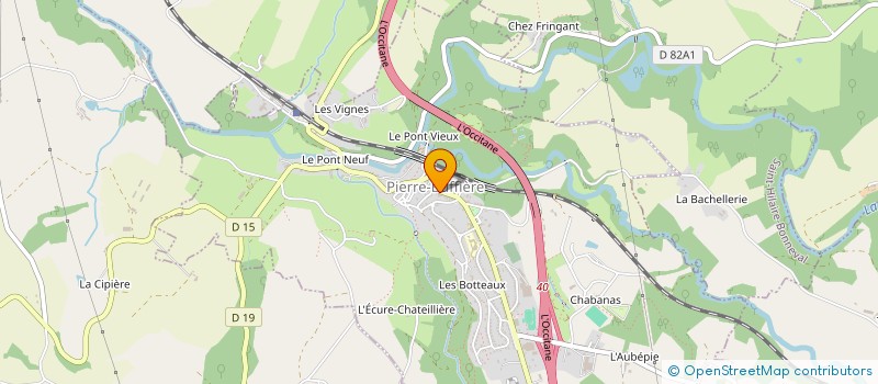 localisation de l'entreprise MONSIEUR LUDOVIC CORNILLON  PIERRE-BUFFIERE