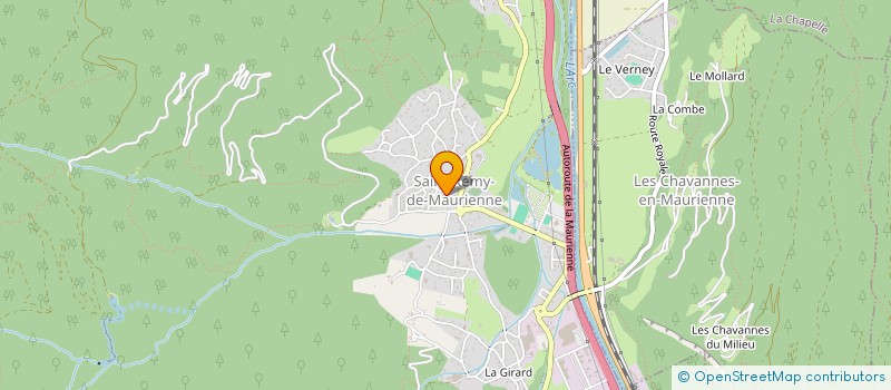 localisation de l'entreprise MONSIEUR LUDOVIC CORTESE  SAINT-REMY-DE-MAURIENNE