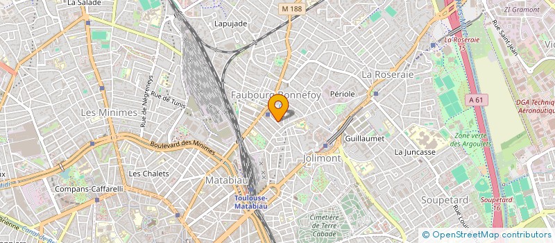 localisation de l'entreprise MONSIEUR LUDOVIC COSTA à TOULOUSE
