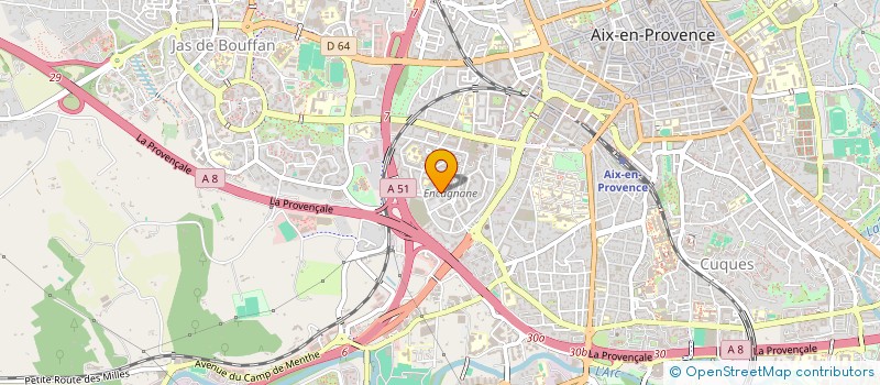 localisation de l'entreprise MONSIEUR LUDOVIC COT  AIX-EN-PROVENCE
