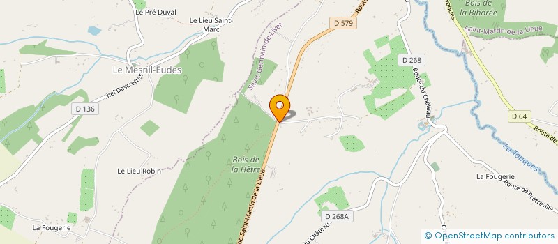 localisation de l'entreprise MONSIEUR LUDOVIC COTIGNY  SAINT-GERMAIN-DE-LIVET