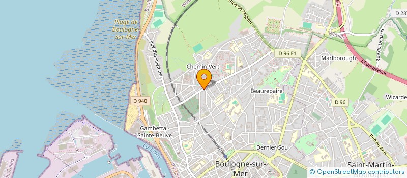 localisation de l'entreprise MONSIEUR LUDOVIC COTTIN à BOULOGNE-SUR-MER