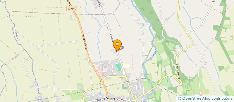 localisation de l'entreprise MONSIEUR LUDOVIC COURTADE  PONTACQ