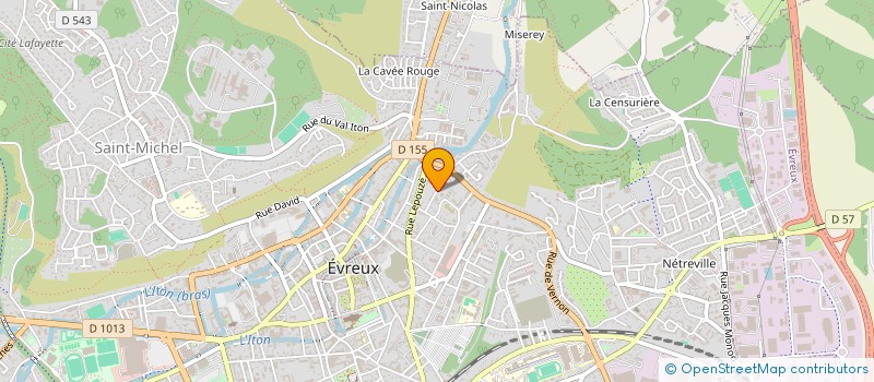 localisation de l'entreprise MONSIEUR LUDOVIC COURVOISIER à EVREUX