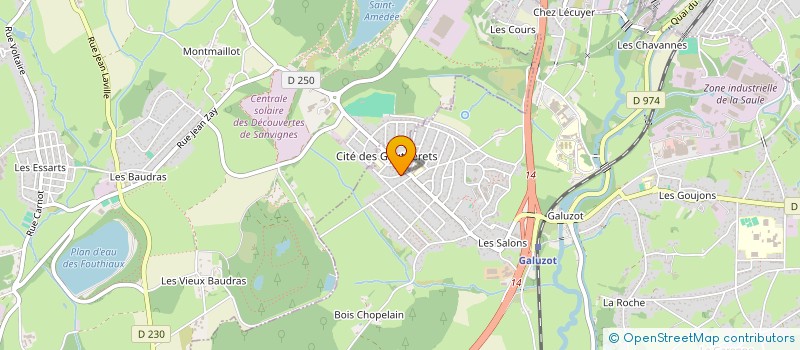 localisation de l'entreprise MONSIEUR LUDOVIC COUSIN  SAINT-VALLIER