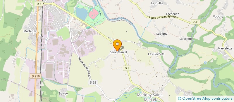 localisation de l'entreprise MONSIEUR LUDOVIC COUSIN  MARIGNY-SAINT-MARCEL