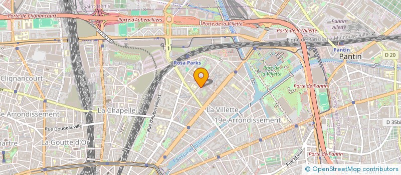 localisation de l'entreprise MONSIEUR LUDOVIC COUTANT  PARIS