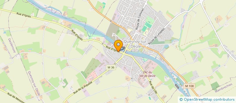 localisation de l'entreprise MONSIEUR LUDOVIC CRAMET à QUESNOY-SUR-DEULE