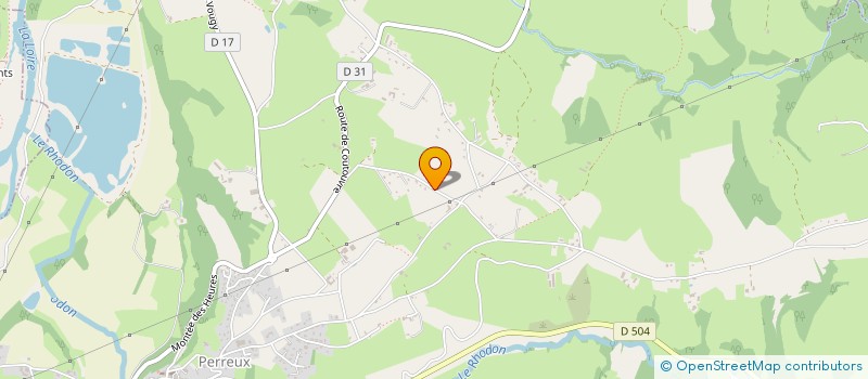 localisation de l'entreprise MONSIEUR LUDOVIC CREPIN  PERREUX