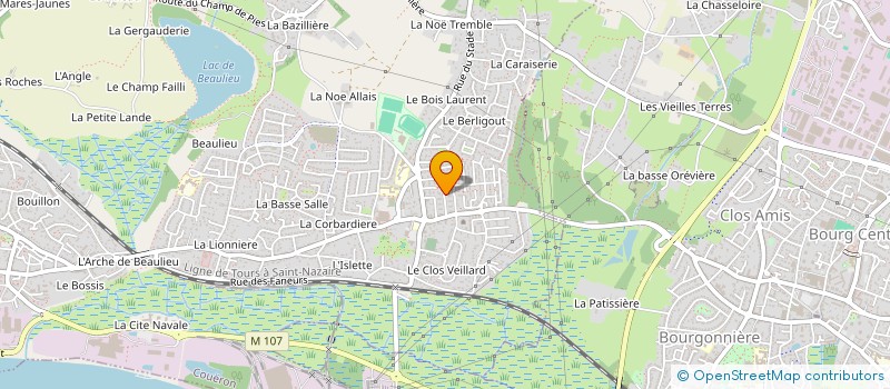 localisation de l'entreprise MONSIEUR LUDOVIC CREUZEAU à COUERON