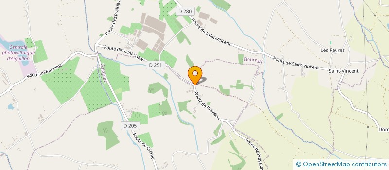 localisation de l'entreprise MONSIEUR LUDOVIC CROCIS  BOURRAN