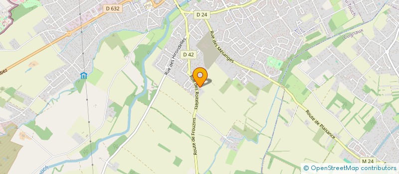 localisation de l'entreprise MONSIEUR LUDOVIC CROSETTI  PLAISANCE-DU-TOUCH