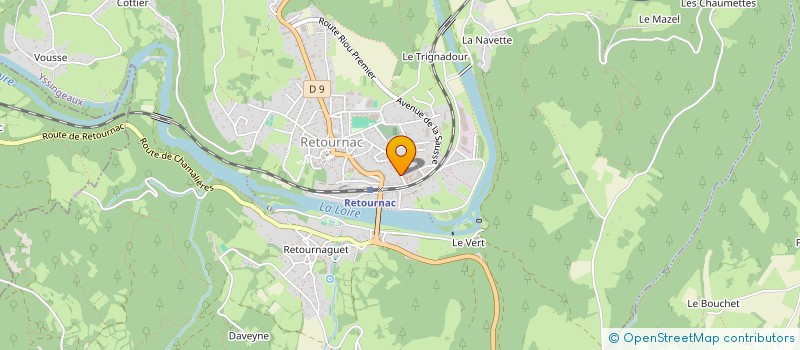 localisation de l'entreprise MONSIEUR LUDOVIC CUBIZOLLES  RETOURNAC