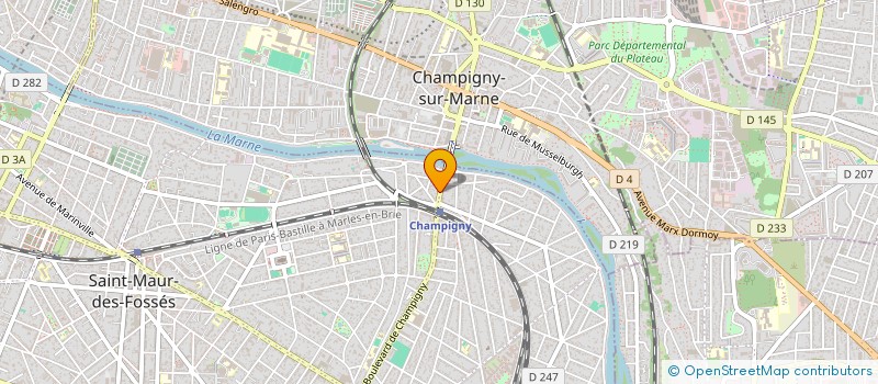 localisation de l'entreprise MONSIEUR LUDOVIC CUISINIER à SAINT-MAUR-DES-FOSSES