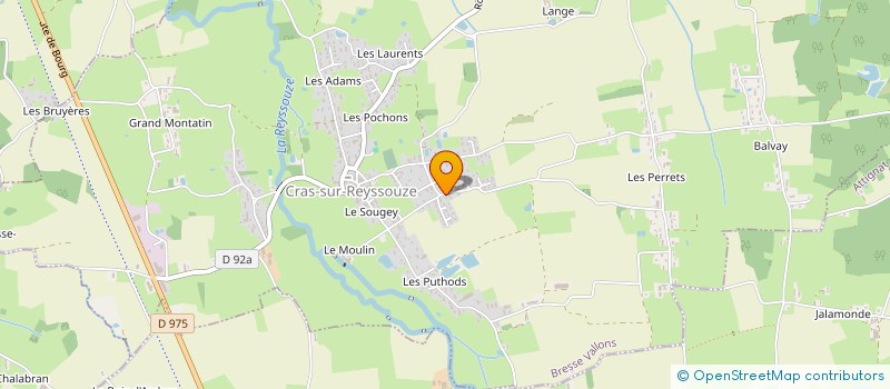 localisation de l'entreprise MONSIEUR LUDOVIC CURT  BRESSE VALLONS