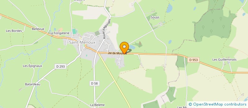 localisation de l'entreprise MONSIEUR LUDOVIC D'AVIAU DE TERNAY  SOUVIGNY