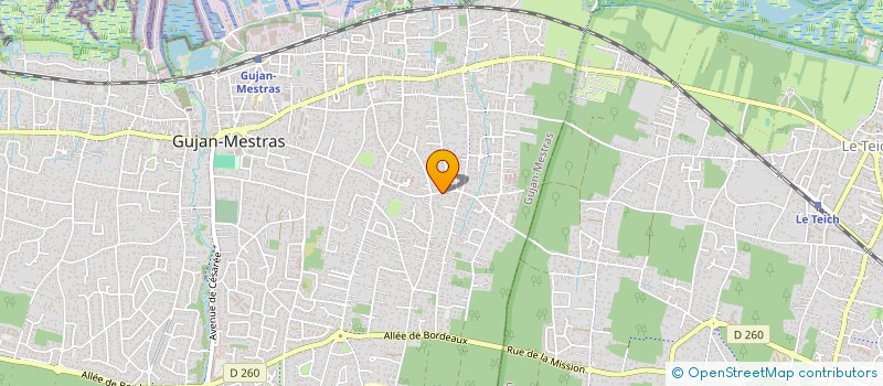 localisation de l'entreprise MONSIEUR LUDOVIC D'ERS  LE TEICH