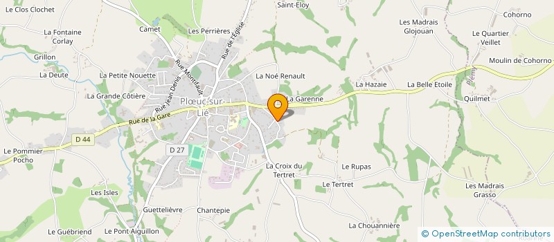 localisation de l'entreprise MONSIEUR LUDOVIC DAHIREL  PLOUGUENAST-LANGAST