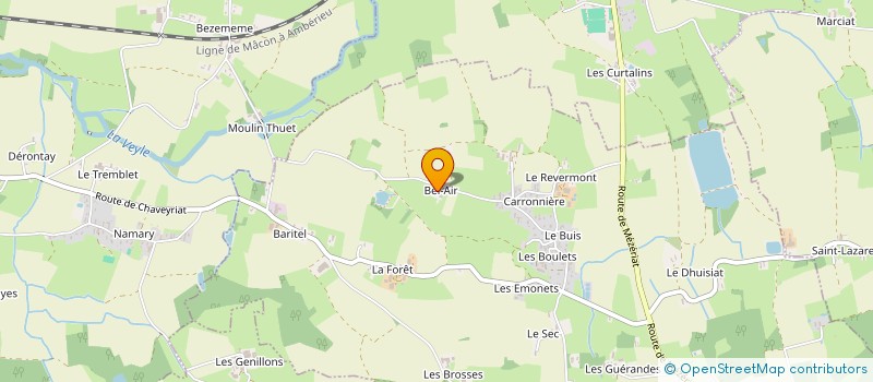 localisation de l'entreprise MONSIEUR LUDOVIC DAIZE à CHAVEYRIAT