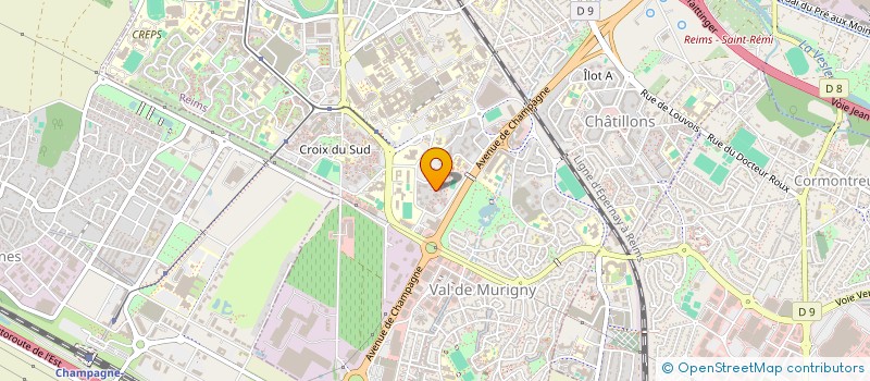 localisation de l'entreprise MONSIEUR LUDOVIC DAVID  REIMS