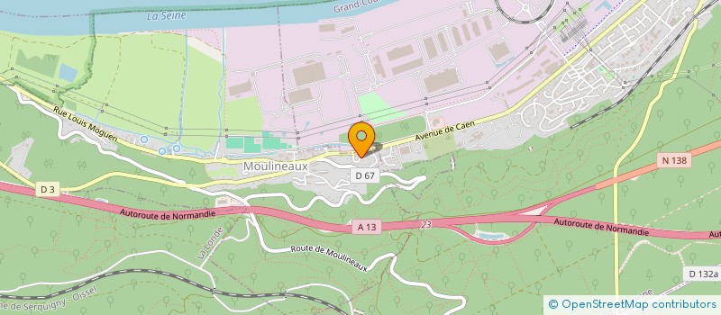 localisation de l'entreprise MONSIEUR LUDOVIC DAVID  MOULINEAUX