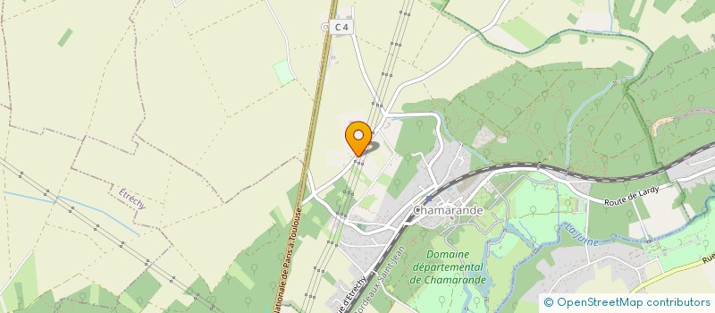 localisation de l'entreprise MONSIEUR LUDOVIC DE BESSA  CHAMARANDE