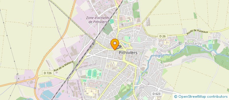 localisation de l'entreprise MONSIEUR LUDOVIC DE OLIVEIRA à PITHIVIERS