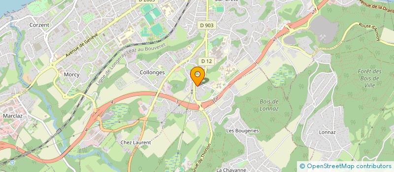 localisation de l'entreprise MONSIEUR LUDOVIC DECANTER à THONON-LES-BAINS